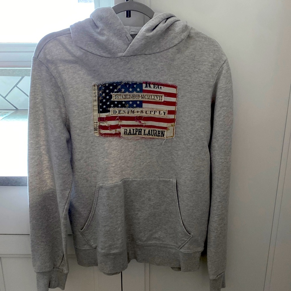 Ralph Lauren Denim & Supply Hoodie, Mens Medium